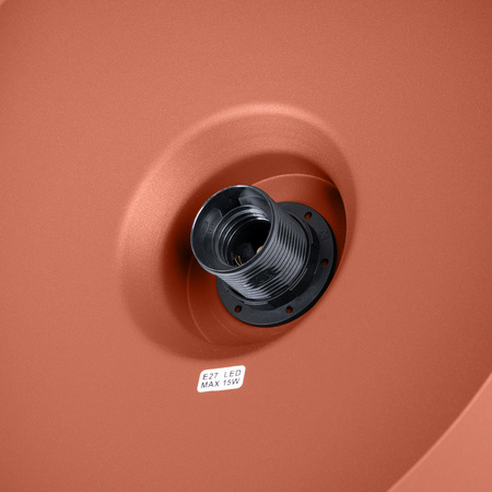 Lampa Wisząca Sufitowa E27 Ochra czerwona BILO Crimson SL.1706 Sollux