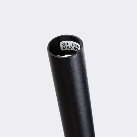 Lampa Sufitowa Wisząca Zwis 1x G9 Czarna Bliss Ocean Green SL.1462 Sollux