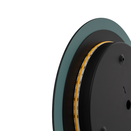 Kinkiet Ścienny Lampa Natynkowa LED 10W 60lm 3000K Ciepła Srebrna Nowoczesna RING MIRROR LED M 10277 Nowodvorski