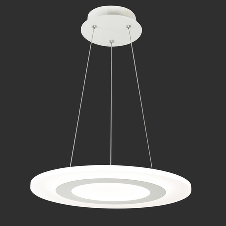 Modna LAMPA wisząca, SUFITOWA MIKELI 17W 4000K BIAŁA GOLDLUX (Polux)