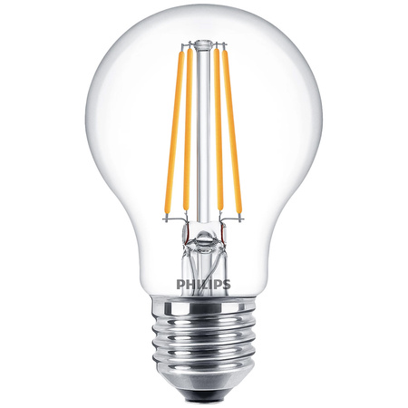 3PAK Żarówka LED E27 A60 7W = 60W 806lm 2700K Ciepła Filament PHILIPS