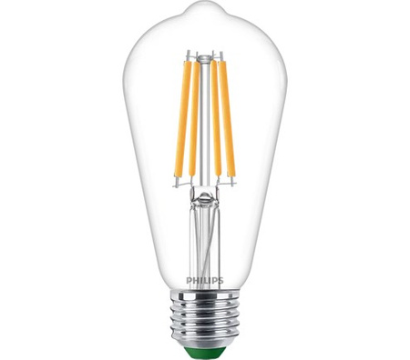 Żarówka LED Edison E27 ST64 4W = 60W 840lm 2700K Ciepła Filament PHILIPS Ultra Efficient