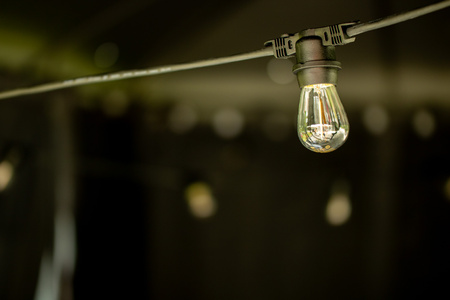 Girlanda Ogrodowa Zewnętrzna Łańcuch Świetlny 20m 20xE27 LED 1,3W