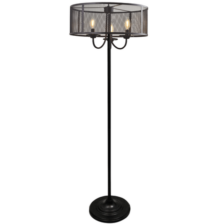 Lampa podłogowa stojąca Soho 3xE14 GOLDLUX (Polux) czarna