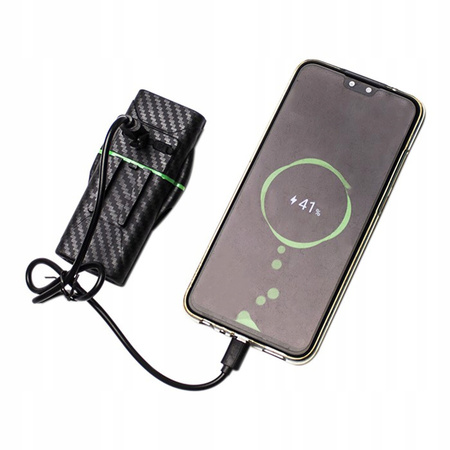 Latarka Lampka Przednia Rowerowa LED USB-C Uchwyt 6 Trybów 600lm IP65 Funkcja Powerbank VAYOX