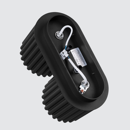 Oprawa Natynkowa 2x GU10 Aluminiowa Czarna Aura Deep Space SL.1785 Sollux