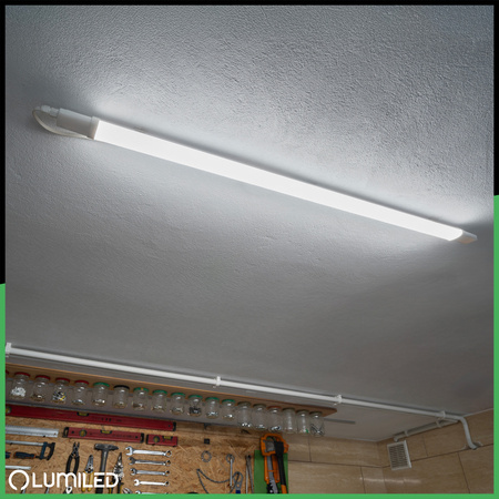 Oprawa Hermetyczna LED Warsztatowa Lampa 120cm do Garażu 36W 4000K Wodoszczelna RAY LUMILED