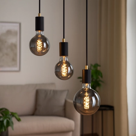 Żarówka LED E27 Kula G95 6W = 50W 420lm 2200K Ciepła 360° DYMIONA FILAMENT LUMILED