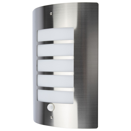 Kinkiet Ogrodowy Elewacyjny Lampa Zewnętrzna E27 z Czujnikiem Ruchu i Zmierzchu