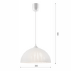 Lampa Wisząca Sufitowa APETITE E27 Biała LM-1.3/5 Lamkur