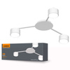 Lampa Sufitowa Żyrandol Oprawa 3x GX53 LED Biała Nowoczesna Videx