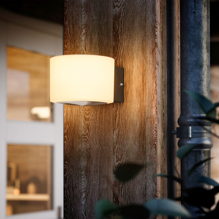 Kinkiet Ogrodowy Lampa Elewacyjna Zewnętrzna LED 4.3W 800lm 2700K IP44 Stal nierdzewna Otis Ultra Efficient Philips