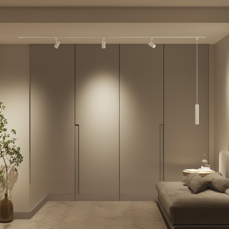 Lampa Wisząca na Szynę Oświetleniową Szynoprzewód LED GU10 Jednofazowa Biała EasyLink Paxie Philips