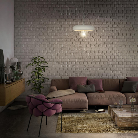 Lampa Sufitowa Wisząca Dekoracyjna E27 Zwis Biały Decor Ledvance