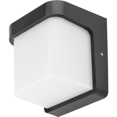 Kinkiet Ogrodowy Elewacyjny Lampa Ścienna E27 CZARNA Kwadratowa CORGI