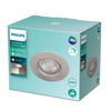 Oprawa Podtynkowa Wpuszczana LED 5.5W 350lm 2700K Nikiel Dive Bathroom Philips
