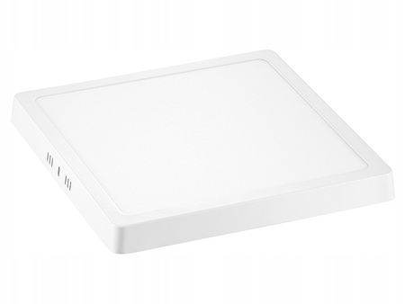 Panel LED Oprawa Sufitowa 24W 1920lm 6500K Zimny Natynkowy Kwadratowy Biały Proma Masterled