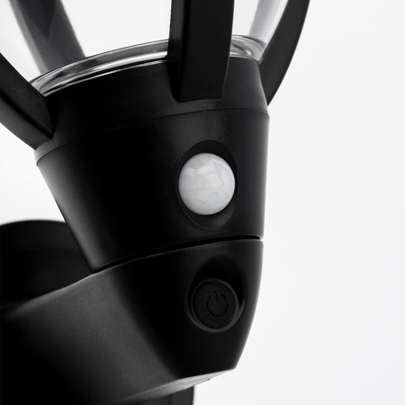 Kinkiet Ogrodowy Solarny Elewacyjny LED Lampa Ścienna Oprawa z Czujnikiem Ruchu i Zmierzchu 4000K IP44