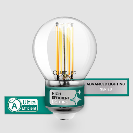 6x Żarówka LED E27 Kulka P45 2,2W 470lm = 40W 4000K Neutralna 360° Filament KLASA A LUMILED