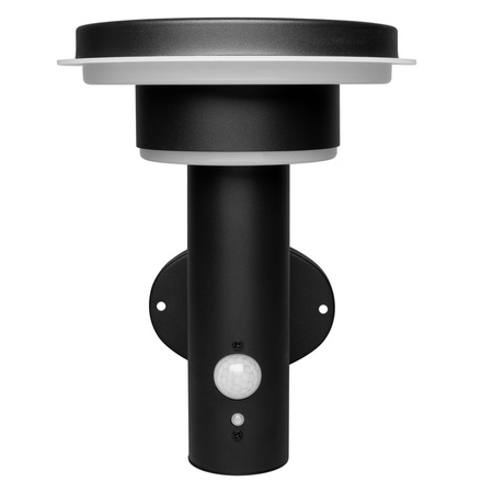 Lampa Ogrodowa Zewnętrzna Kinkiet Elewacyjny LED 6W 400lm 3000K IP44 Czarny Z Czujnikiem Ruchu i Zmierzchu Endura Ledvance