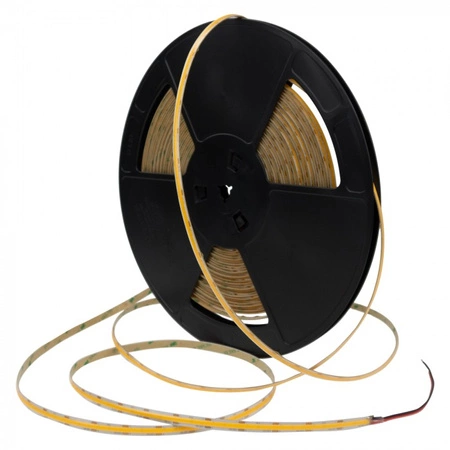 Taśma LED Pasek COB 9W/m 1125lm/m 480LED/m 12V 6000K Zimna IP67 Rolka 20m Ecolight