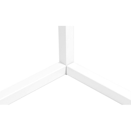 Lampa Stojąca Narożna Podłogowa BIała 20W RGB Zmiana Kolorów Pilot