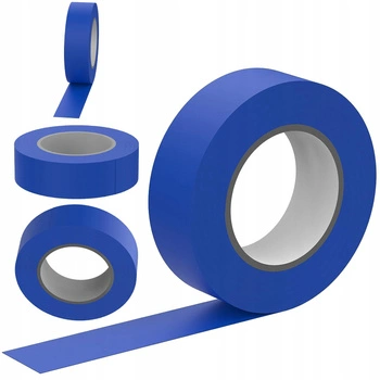Mocna Taśma Izolacyjna PCV Wodoodporna 19mm x 0,13mm Granatowa 20m