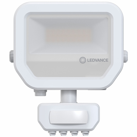 Naświetlacz LED Reflektor Zewnętrzny Lampa 10W 1200lm 4000K IP65 Biały Z Czujnikiem Ruchu i Zmierzchu Floodlight Ledvance