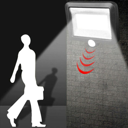 Naświetlacz Solarny LED 5W 5500-6000K Zimna IP54 Masterled Czujnik Ruchu