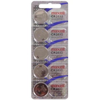BATERIE Pastylkowe GUZIKOWE MAXELL CR2032 Dl2032 3V Blister 5szt