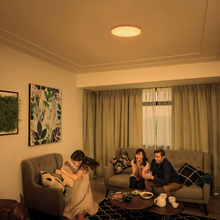 Plafon LED Lampa Sufitowa 40W CCT 2700-6500K ŚCIEMNIALNY 47cm IZSO + PILOT PHILIPS