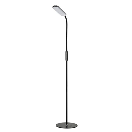 Lampa Stojąca Podłogowa LED 10W 400lm CCT 180° Czarna Telio Kobi
