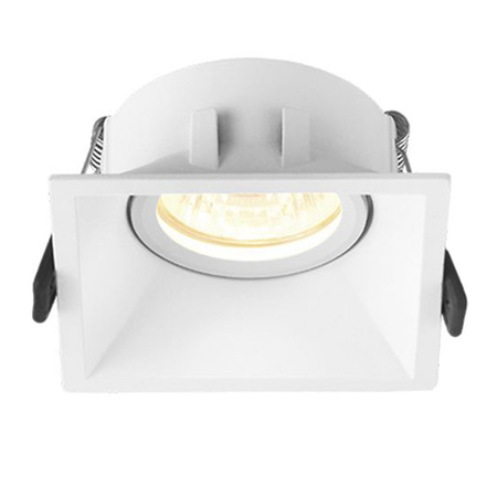 Oprawa Podtynkowa Wpuszczana HALOGENOWA Punktowa Kwadrat GU10 Biała Videx