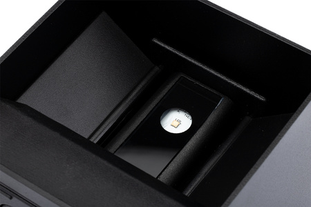 Kinkiet Ogrodowy LED Lampa Elewacyjna Zewnętrzna 2x3W 4000K Regulowana góra dół Czarna