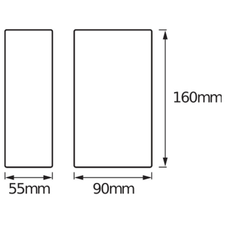 Kinkiet Ogrodowy Lampa Elewacyjna Zewnętrzna LED 12W 700lm 3000K Ciepła Aluminium IP54 Endura Osram