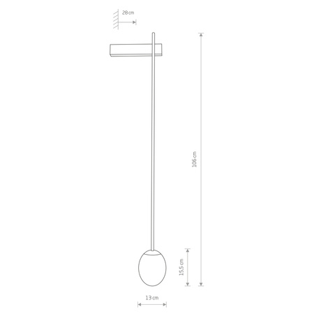 Kinkiet Ścienny Lampa Natynkowa G9 Czarna Wodoodporna Łazienkowa IP44 Nowoczesna ICE EGG B 8125 Nowodvorski