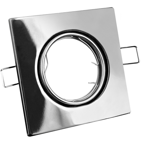 Zestaw 3 x Oprawa halogenowa ruchoma OPIN GOLDLUX (Polux) kwadrat metal chrom MR16 GU10