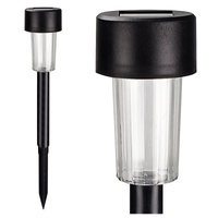 Lampa Solarna Czarna IP44 z Czujnikiem Zmierzchu Stik Sanico Goldlux