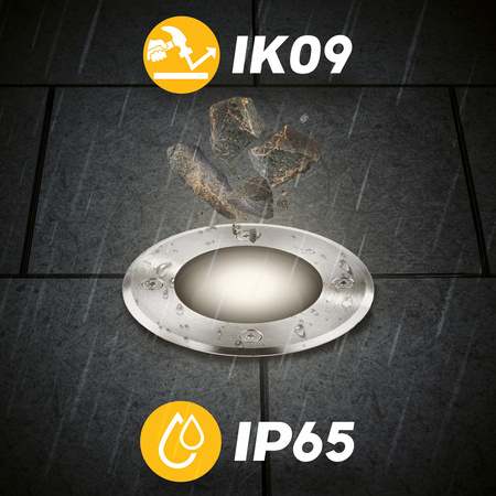 Oprawa Najazdowa Lampa Dogruntowa Wpuszczana GU10 IP65 IK09 Okrągła CATIO 2 LUMILED