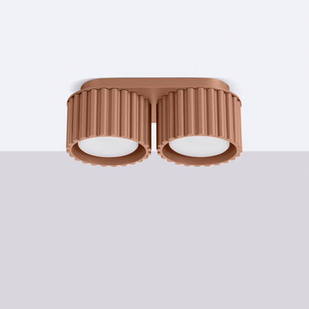 Oprawa Natynkowa 2x GX53 Aluminiowa Mokka Aura Deep Space SL.1808 Sollux