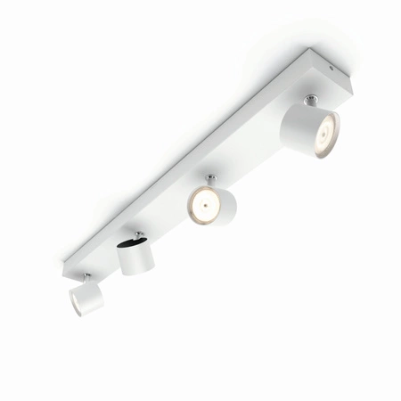 Lampa Sufitowa Reflektor LED 18W 2000lm 2200-2700K Ściemnialna WarmGlow Biała Star Philips