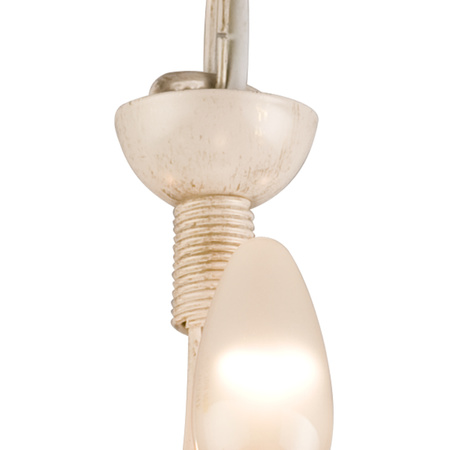 Lampa Wisząca Sufitowa DONATO 6xE14 Żyrandol Biała Klasyczna LM-6.29/A Lamkur