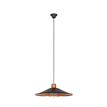 Lampa Sufitowa Wisząca E27 Czarna Industrialna GARRET M 6444 Nowodvorski