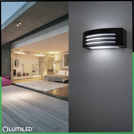 Lampa Ogrodowa Zewnętrzna Kinkiet Elewacyjny E27 LED IP54 KERIO LUMILED