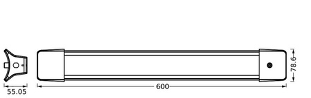 Lampa Wisząca LED Sufitowa Oprawa Oświetleniowa Biurowa 24W 4000K LEDVANCE
