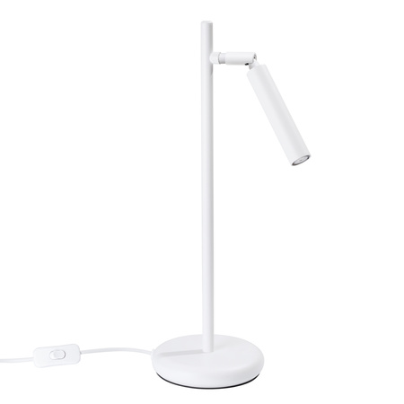 Lampa Biurkowa Stojąca Stołowa Nocna Szkolna 1x G9 Biała Pastelo Ocean Green SL.1468 Sollux