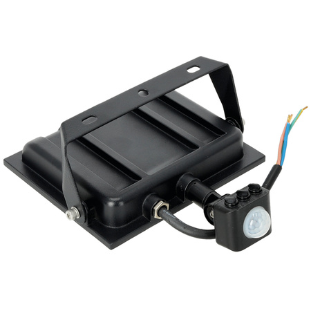 Naświetlacz LED Halogen 50W 4270lm 6500K IP65 Czarny Czujnik Ruchu MH Kobi