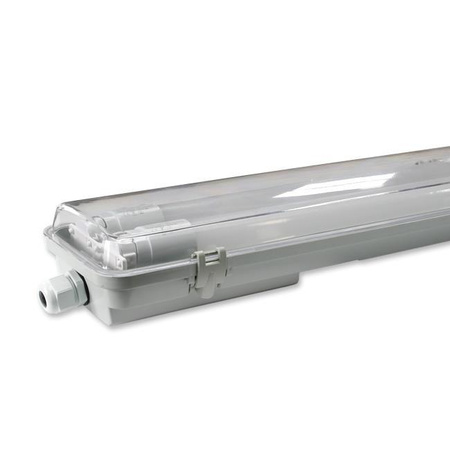 Oprawa Hermetyczna Pyłoszczelna 120cm 2xT8 G13 IP65 + Świetlówki LED 18W 4000K Neutralna Masterled