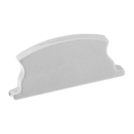 Zaślepka do profilu A KM24K-S szara tworzywo sztuczne