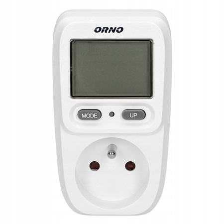 Watomierz z Wyświetlaczem LCD Miernik Licznik Zużycia Prądu Energii do Gniazdka ORNO